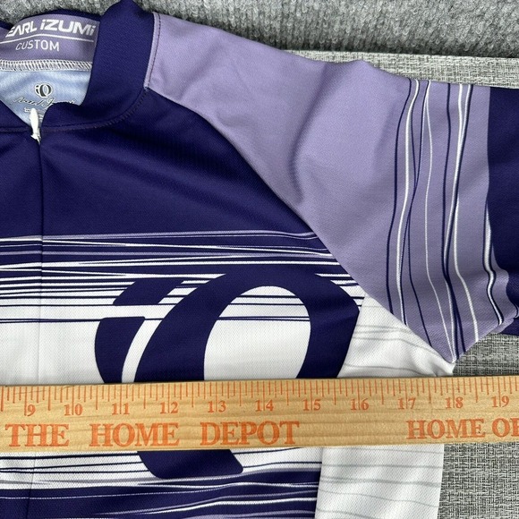 Pearl Izumi Cycling Jersey Shirt Womens‎ M 1/2 Zip Pockets Purple Multi New - Picture 11 of 14